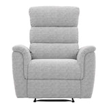 MARCO FABRIC ELECTRIC POWER ARMCHAIR RECLINER-GREY