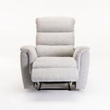 MARCO FABRIC ELECTRIC POWER ARMCHAIR RECLINER-GREY