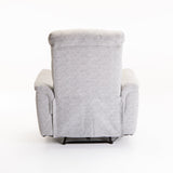 MARCO FABRIC ELECTRIC POWER ARMCHAIR RECLINER-GREY