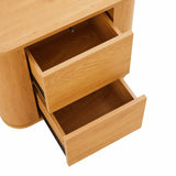 MASON 2 DRAWER PEDESTAL - OAK