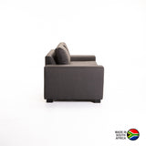 MATEO FABRIC 2 SEATER - DARK GREY