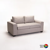 MATEO FABRIC 2 SEATER - PLATINUM