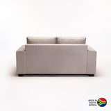 MATEO FABRIC 2 SEATER - PLATINUM