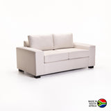 MATEO FABRIC 2 SEATER - CREAM