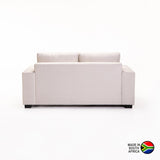 MATEO FABRIC 2 SEATER - CREAM