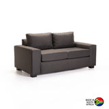 MATEO FABRIC 2 SEATER - DARK GREY