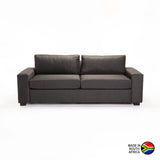 MATEO FABRIC 3 SEATER - DARK GREY