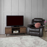 MAYA 120cm 2 DOOR TV/PLASMA UNIT - WALNUT