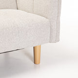 MAZ  FABRIC SLEEPER COUCH - OATMEAL (2 LEG OPTION)