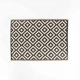 MENO M1 INDOOR/OUTDOOR RUG 120x180cm-BLACK/WHITE