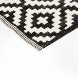 MENO M1 INDOOR/OUTDOOR RUG 120x180cm-BLACK/WHITE