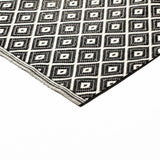 MENO M3 INDOOR/OUTDOOR RUG 150x230cm-BLACK/WHITE