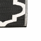 MENO M4 INDOOR/OUTDOOR RUG 120x180cm-BLACK/WHITE