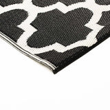 MENO M4 INDOOR/OUTDOOR RUG 150x230cm-BLACK/WHITE