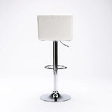 MIA LEATHER TOUCH BARSTOOL - WHITE