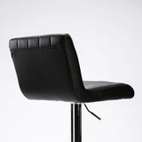 MIA LEATHER TOUCH BARSTOOL - BLACK