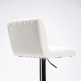 MIA LEATHER TOUCH BARSTOOL - WHITE