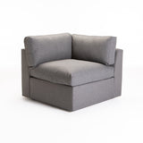 MICO MODULAR CORNER PIECE - DARK GREY