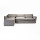 MICO MODULAR COUCH - 4 PIECE SET - DARK GREY