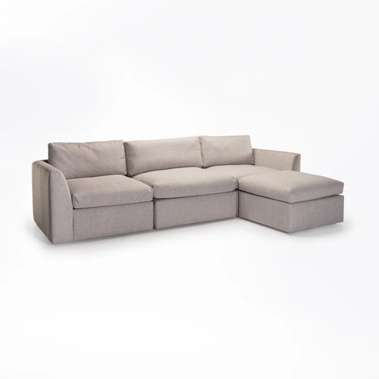 MICO MODULAR COUCH - 4 PIECE SET - LIGHT GREY