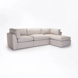 MICO MODULAR COUCH - 4 PIECE SET - LIGHT GREY