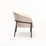 MIKO VELVET CHAIR - CREAM