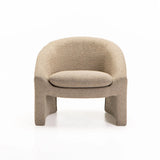 MILA SPECKLED FABRIC CHAIR - LATTE