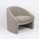 MILA SPECKLED FABRIC CHAIR - LATTE