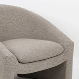 MILA SPECKLED FABRIC CHAIR - LATTE