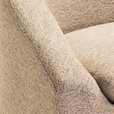 MILA SPECKLED FABRIC CHAIR - LATTE