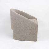 MILA SPECKLED FABRIC CHAIR - LATTE