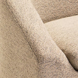 MILA SPECKLED FABRIC CHAIR - LATTE