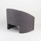 MILA SPECKLED FABRIC CHAIR - DARK GREY
