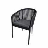 MILOS OUTDOOR CHAIR - DARK GREY