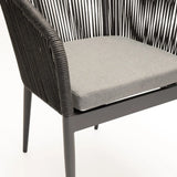 MILOS OUTDOOR CHAIR - DARK GREY
