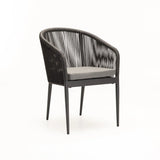 MILOS OUTDOOR CHAIR - DARK GREY