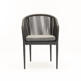 MILOS OUTDOOR CHAIR - DARK GREY