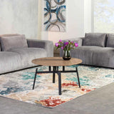 MIMI 80cm ROUND COFFEE TABLE - OAK
