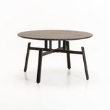 MIMI 80cm ROUND COFFEE TABLE - EBONY