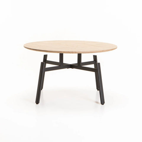 MIMI 80cm ROUND COFFEE TABLE - OAK