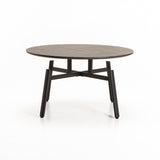 MIMI 80cm ROUND COFFEE TABLE - EBONY