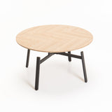 MIMI 80cm ROUND COFFEE TABLE - OAK