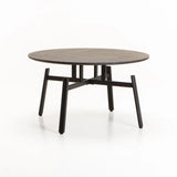 MIMI 80cm ROUND COFFEE TABLE - EBONY