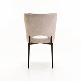 MODENA FABRIC DINING CHAIR - CREAM