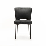 MODENA FABRIC DINING CHAIR - GREY