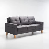 MOLLY FABRIC SLEEPER COUCH - GREY