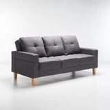 MOLLY FABRIC SLEEPER COUCH - GREY