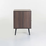 MONZA 1 DRAWER PEDESTAL - BROWN/DARK GREY