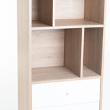 MONZA 2 DRAWER MULTI SHELF UNIT - OAK/WHITE