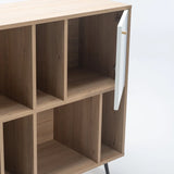 MONZA MULTI SHELF UNIT - OAK/WHITE